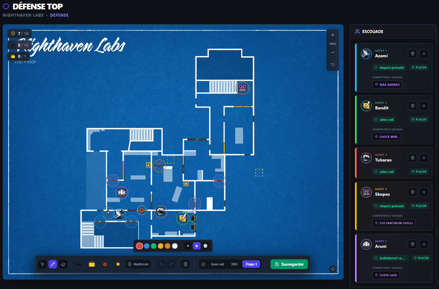 screenshot de tout l'éditeur