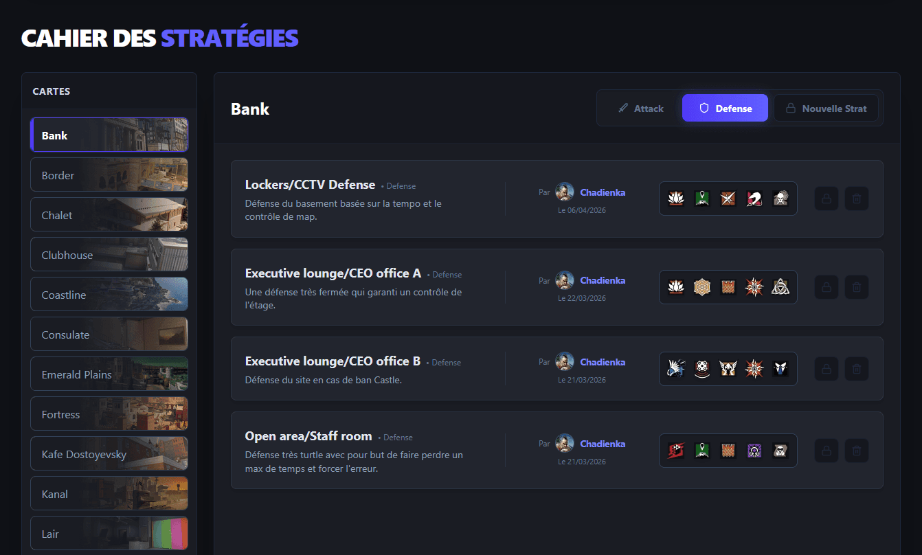 screenshot de la barre d'outils