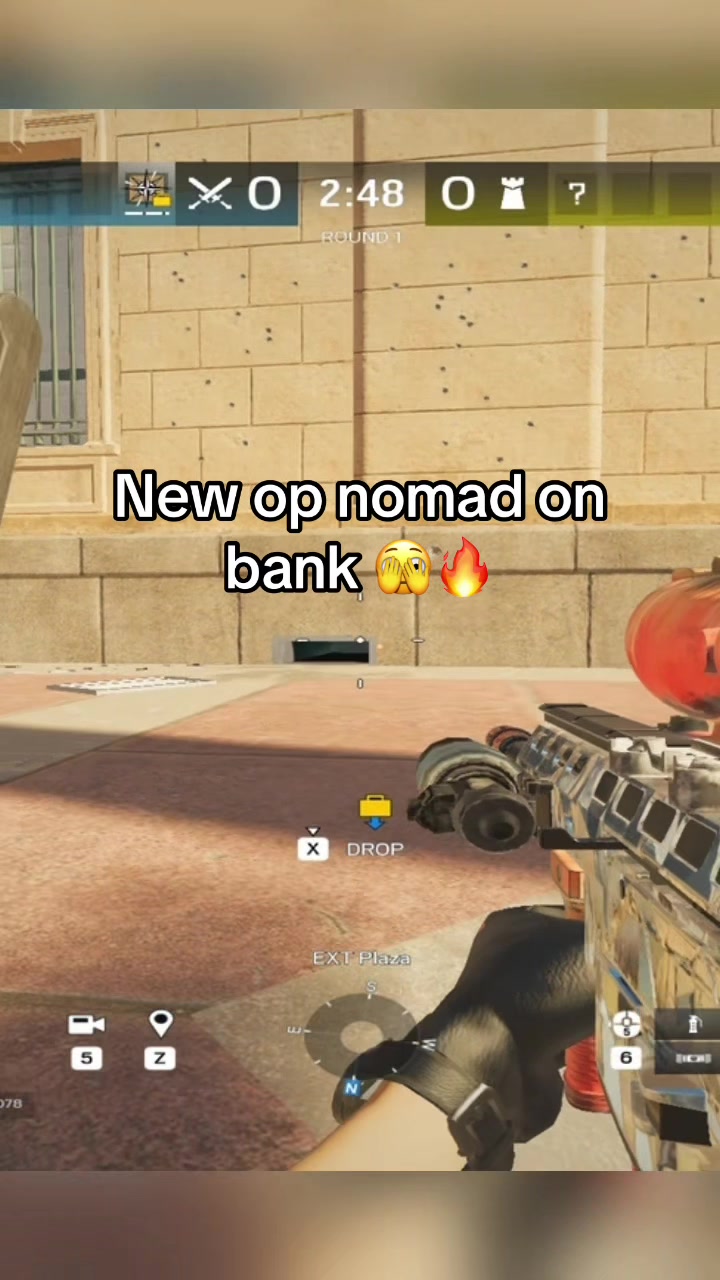 Nomad airjab drone hole basement blue